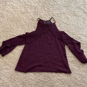 Endless Love cold shoulder blouse